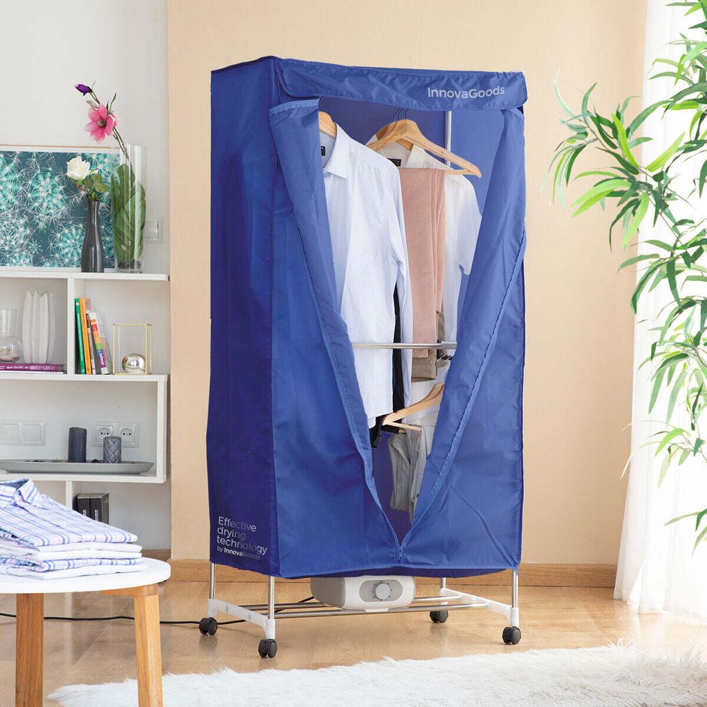 Tragbarer elektrischer Trockner mit 2 Stufen Dupledry Blau Produktbild 