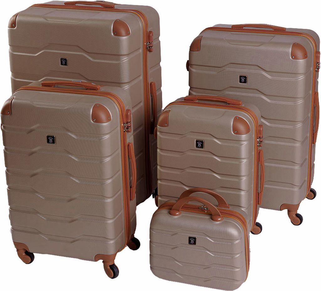 Cestovný kufor BERTOO Firenze - set champagne 5 v 1 Obrázok produktu 