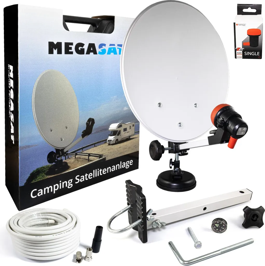 Megasat Camping Case Antenne Satellite 41cm avec Valise de Transport - 2