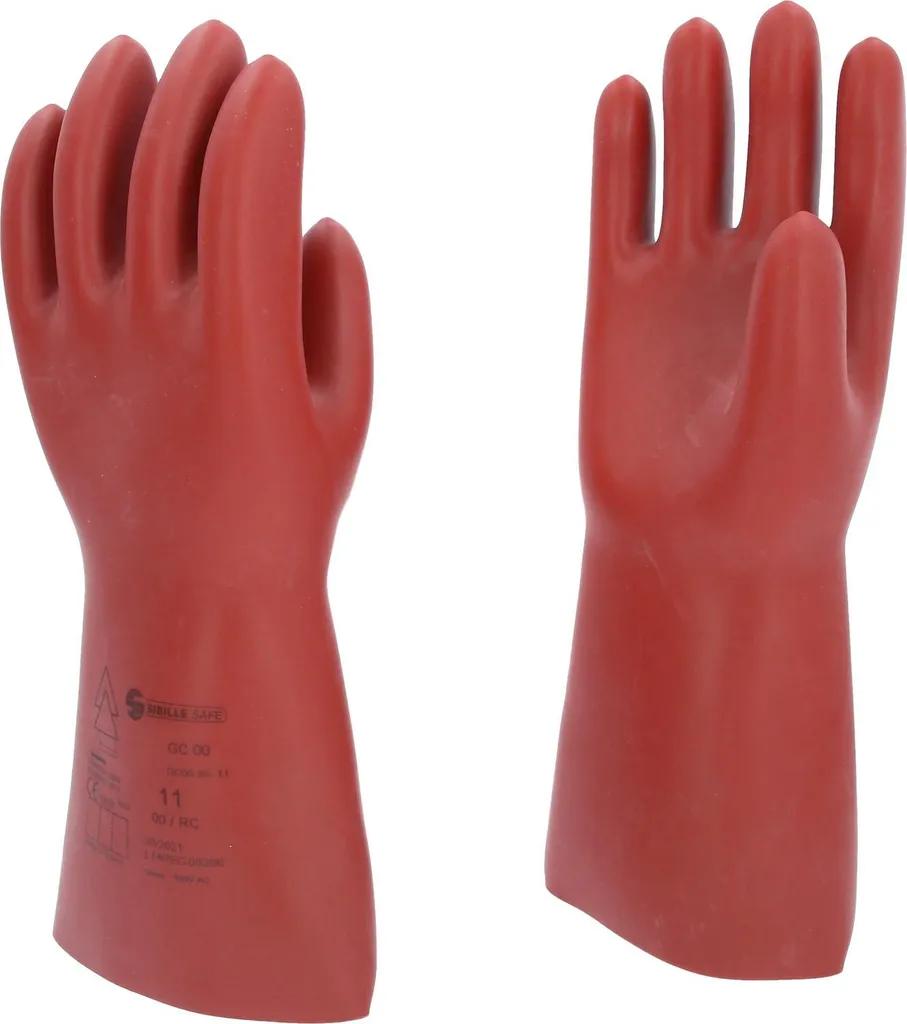 KS TOOLS Guanto di protezione per elettricisti con protezione meccanica taglia 11 classe 00 rosso - 117.0067