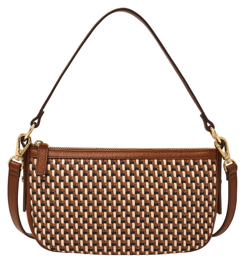 FOSSIL Umhängetasche Schultertasche Jolie Crossbody Multi Brown braun