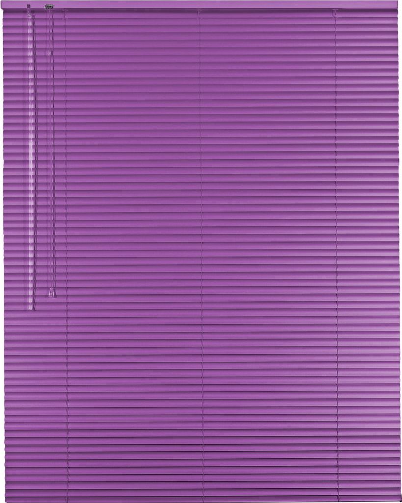 Alu Jalousie Aluminiumjalousie 240 x 175 cm flieder Rollo Jalousette Bedienseite links