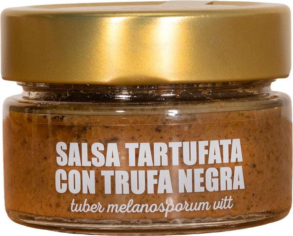 Truficas del Río Pilas - Salsa Tartufata mit schwarzem Trüffel 100g - Handgemacht, für Pasta, Risotto und Fleisch