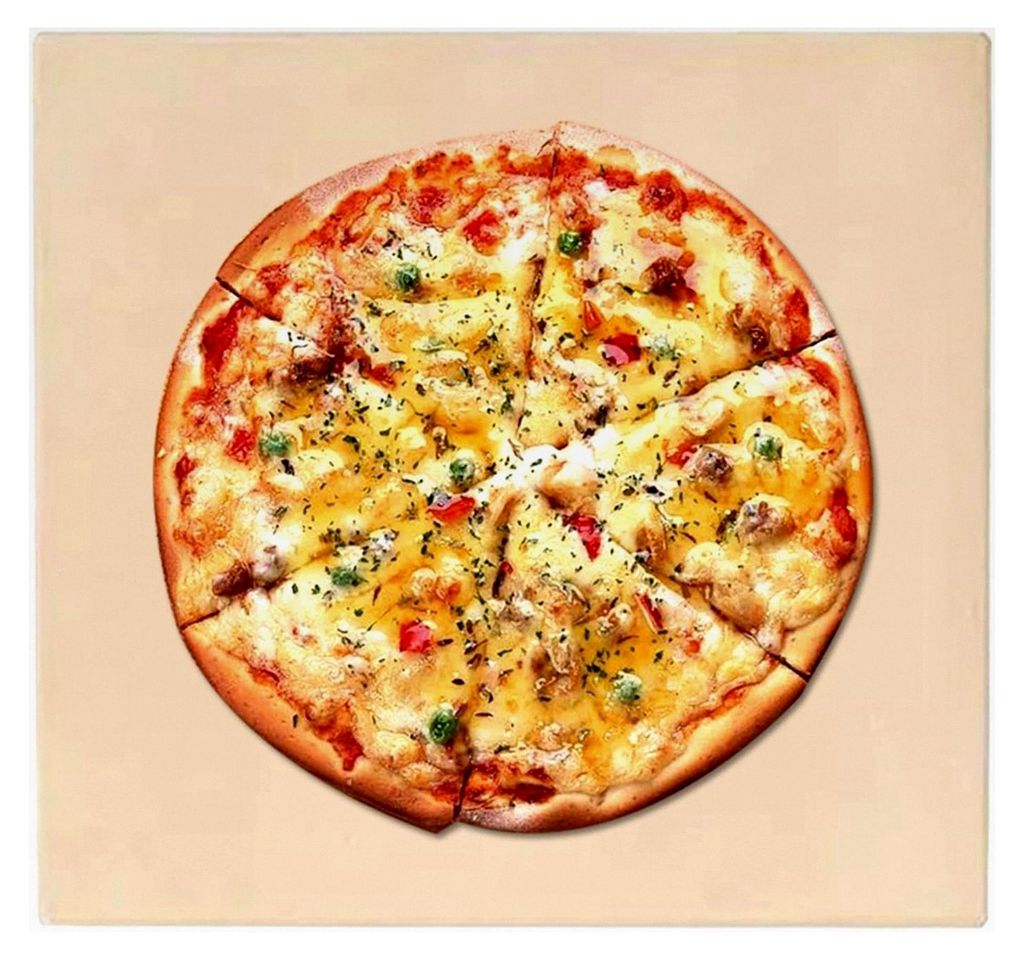 Pizza Stein für den Ofen - Backblech für die Küche - Antihaft-Pizza Stein für Grill, Ofen, Kochen, Brot, Küche, Innen, Außen, Camping, Restau...