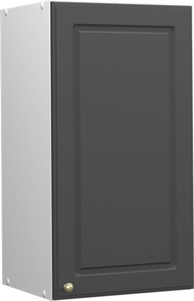 Elément haut de cuisine Vicco Fame-Line Anthracite-or 40cm, Image du produit 