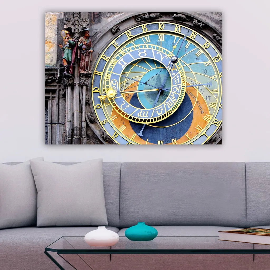 Tableau Wallity 100% toile canvas multicolore grand format 70 x 100 cm