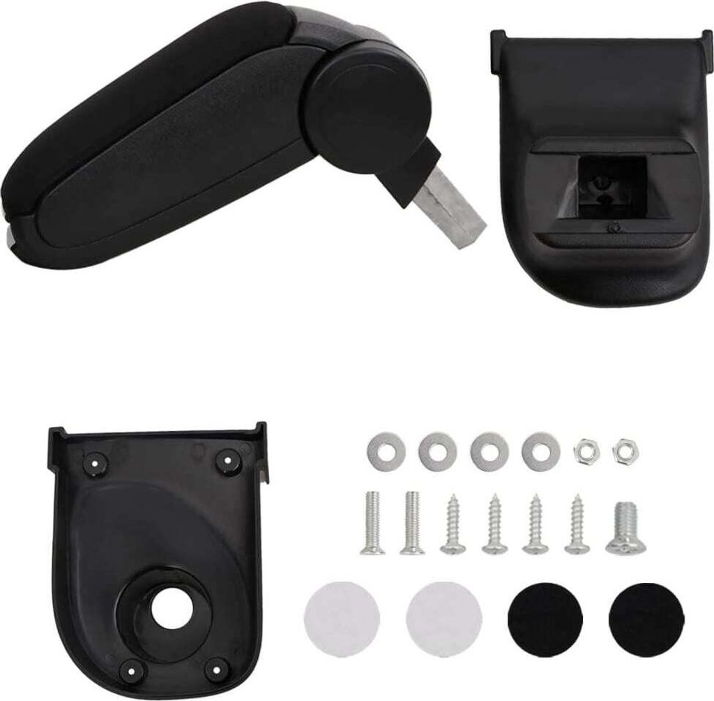 Auto-Armlehne Schwarz 15x35x(30-47) cm ABS