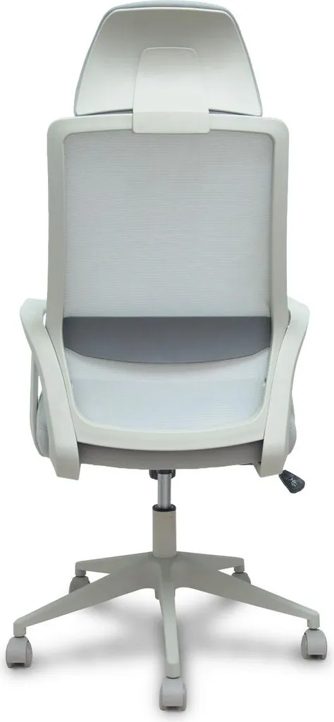 Siège de bureau ergonomique Foröl 053PGRN gris avec support cervical fixe