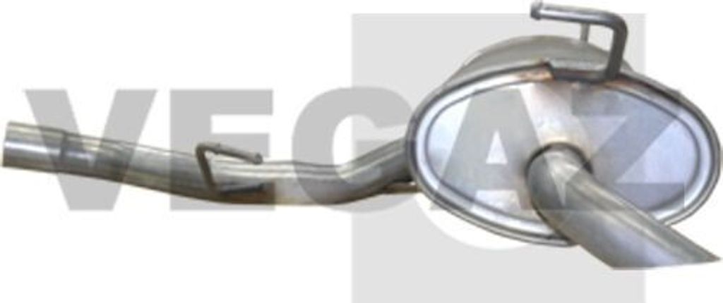 VEGAZ DS-312 Endschalldämpfer für NISSAN Qashqai / Qashqai +2 I (J10, NJ10) Auspuff