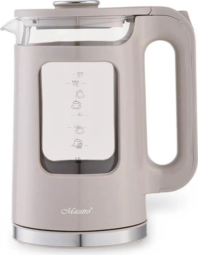 Maestro MR-065 Bollitore Design Beige 1.7L 2200W - Shop Online Casa