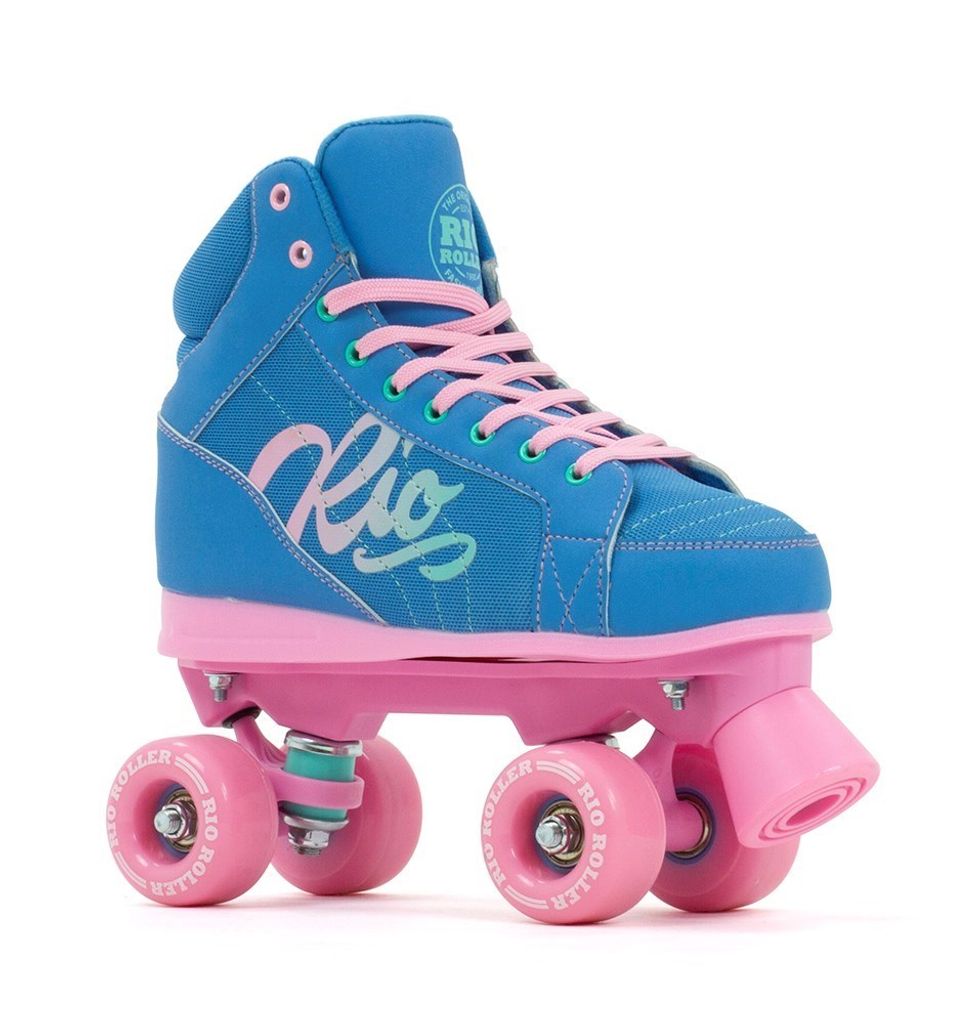 Rio Roller Lumina Adults Quad Skates - Blue / Pink - UK:7A Image du produit 