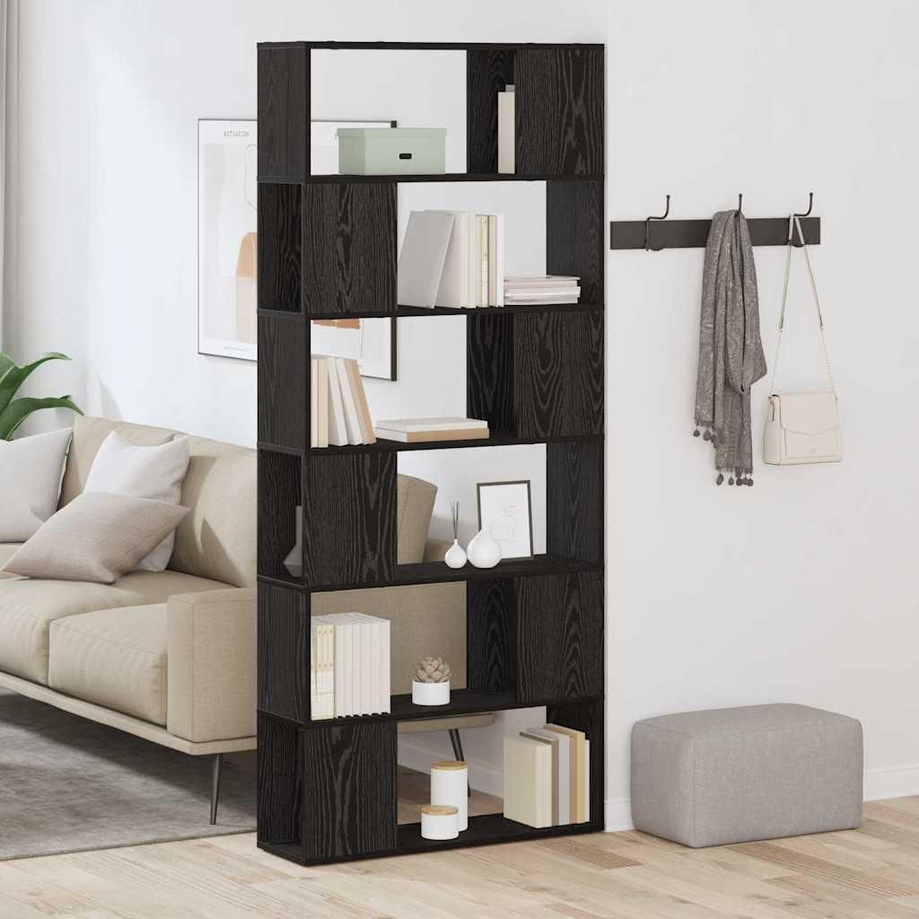 Maison Exclusive - TV-Schrankset Schwarz 80 x 24 x 186 cm Holzwerkstoff