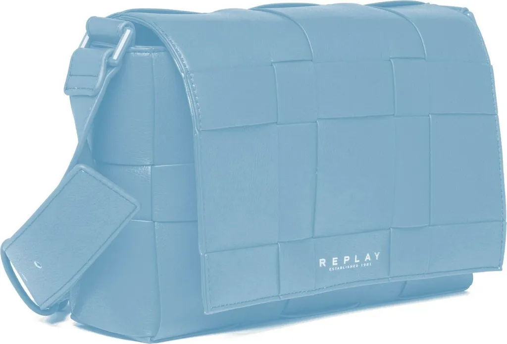 Sac crossbody compact Replay, sac à épaule bleu léger anti-encombrement