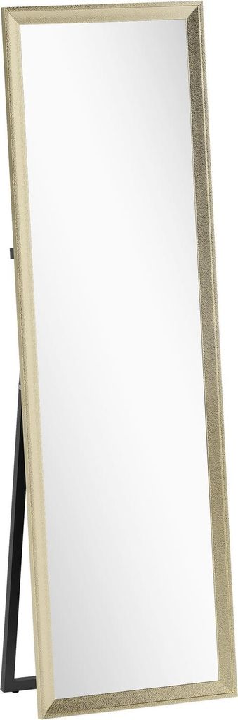 Ganzkörperspiegel, flexibel platzierbar, 160x50 cm, Gold