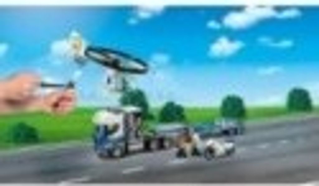 ひろすん LEGO 60244 City Helikopter policyjny, zestaw konstrukcyjny