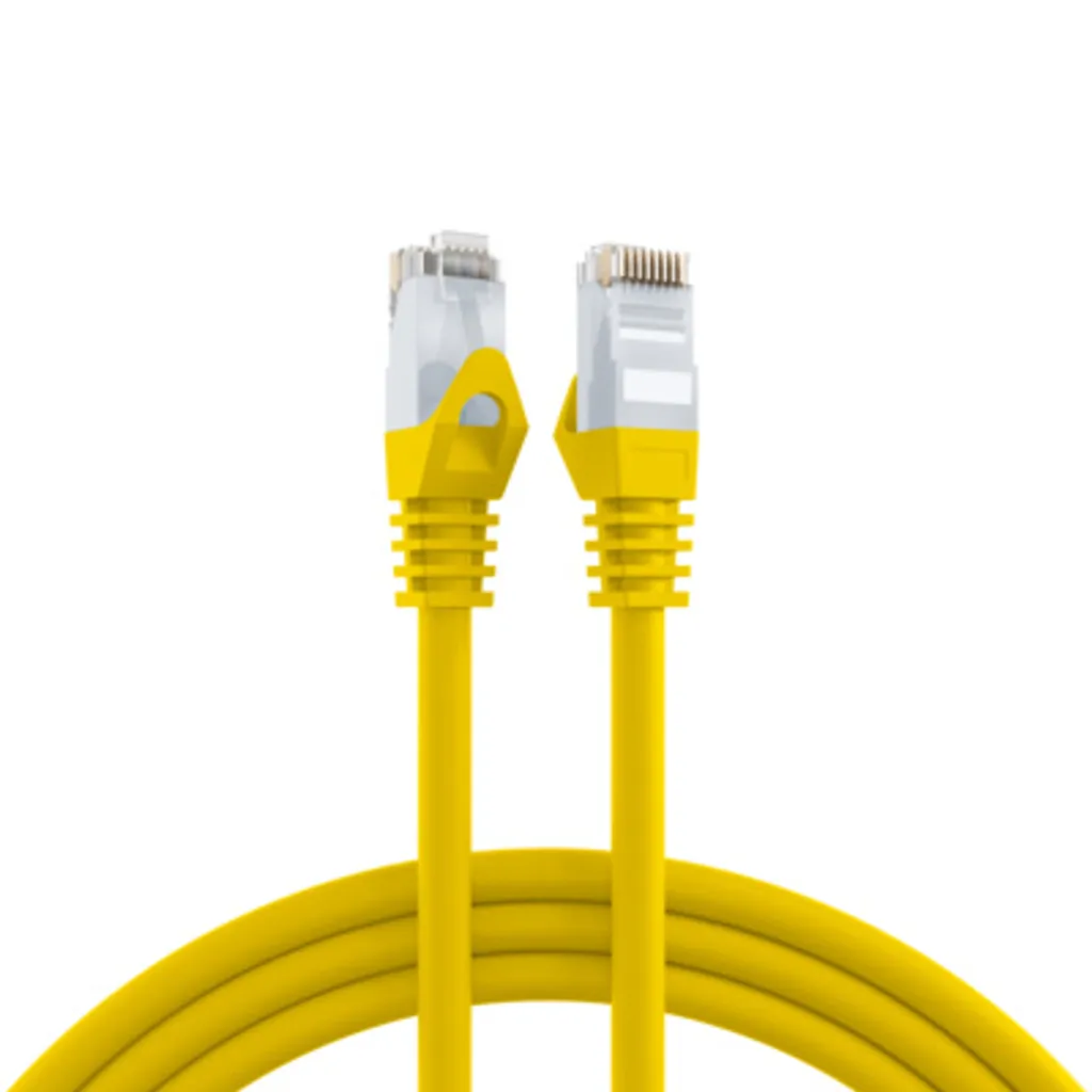 Cavo LAN Gaming 20m Cat.6 Giallo EFB K8104GE.20 | Zero Lag RJ45