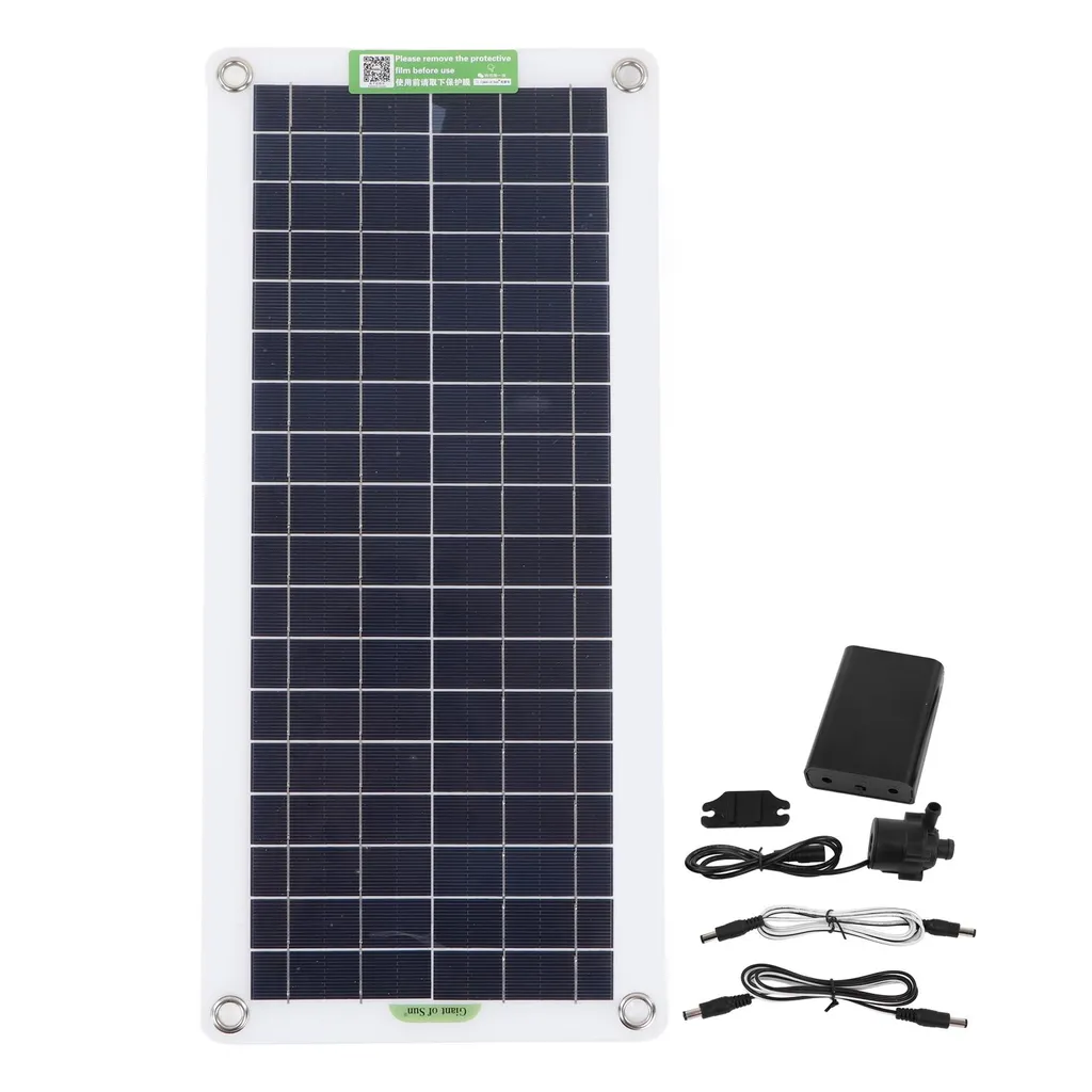 Pompe à eau solaire 800L/H silencieuse avec hauteur de course 5 mètres