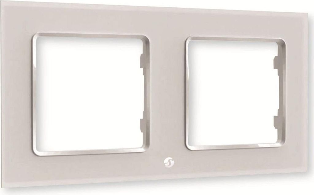 Lichtschalter-Trimmrahmen Shelly WF2_WHITE Weiß Kunststoff Wandmontage