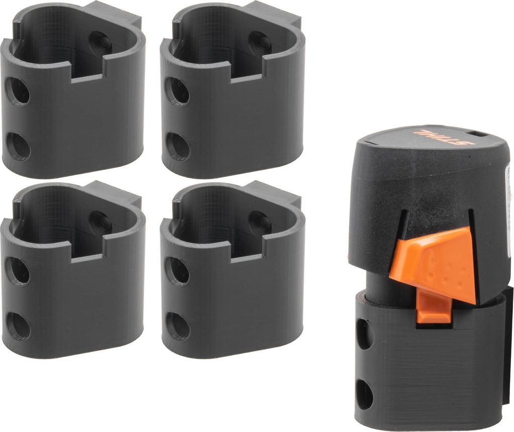4x Akkuhalter für Stihl Akku AS 2 Wandhalter Akkuwandhalter Produktbild 