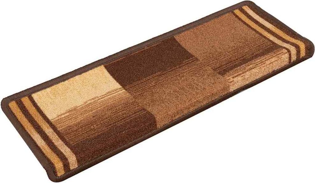 vidaXL Treppenmatten Selbstklebend 15 Stk. 65x21x4 cm Braun