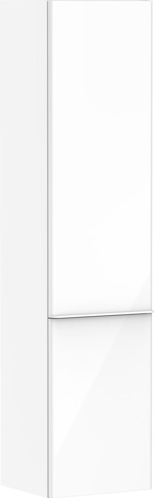 hansgrohe Xelu Q Halbhochschrank, 400x350x1650, 2 Türen, Türanschlag links, 3 Glasfachböden, 54135700