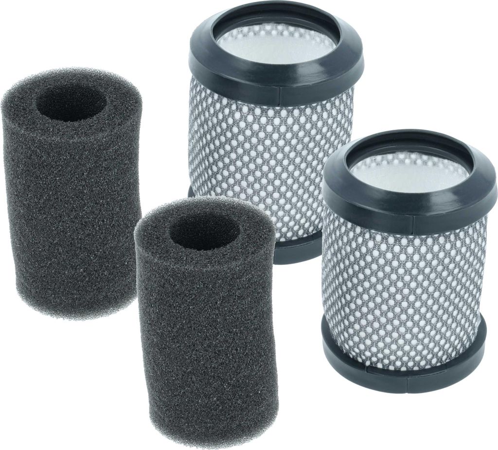 vhbw 2x Staubsaugerfilter Ersatz für Hoover T116 für Staubsauger - Abluftfilter Grau