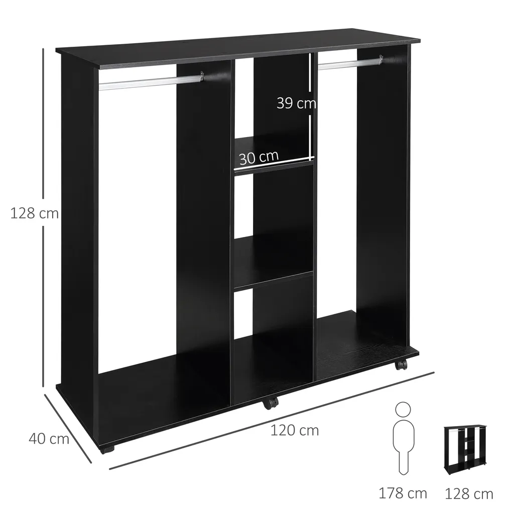 Armoire Penderie Gain de Place pour Optimiser les Petits Espaces