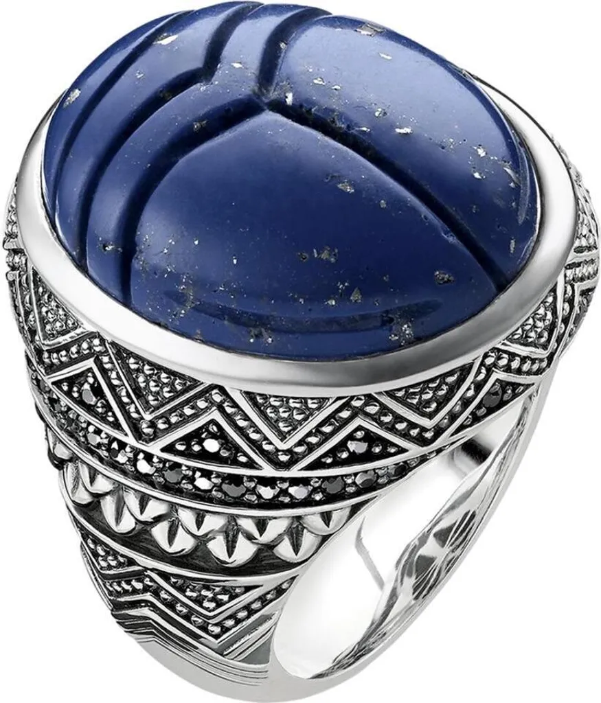 Thomas Sabo TR2205-534-1-54 Anello Sigillo Argento 925 Blu 54