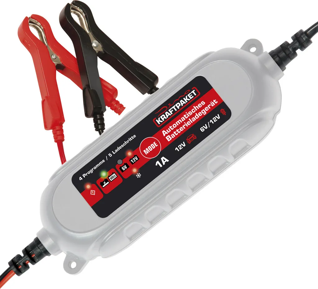 Caricabatterie Dino KRAFTPAKET 1A 6V/12V: Proteggi la tua Batteria