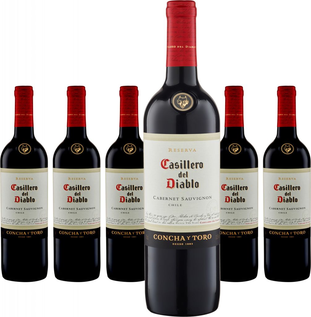 6 x Casillero Del Diablo Cabernet Sauvignon Produktbild 