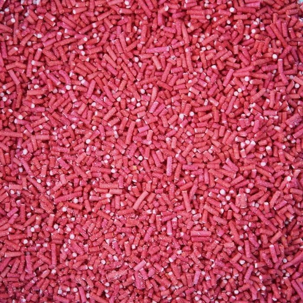 Zuckerstangen ROT Streusel 50 g