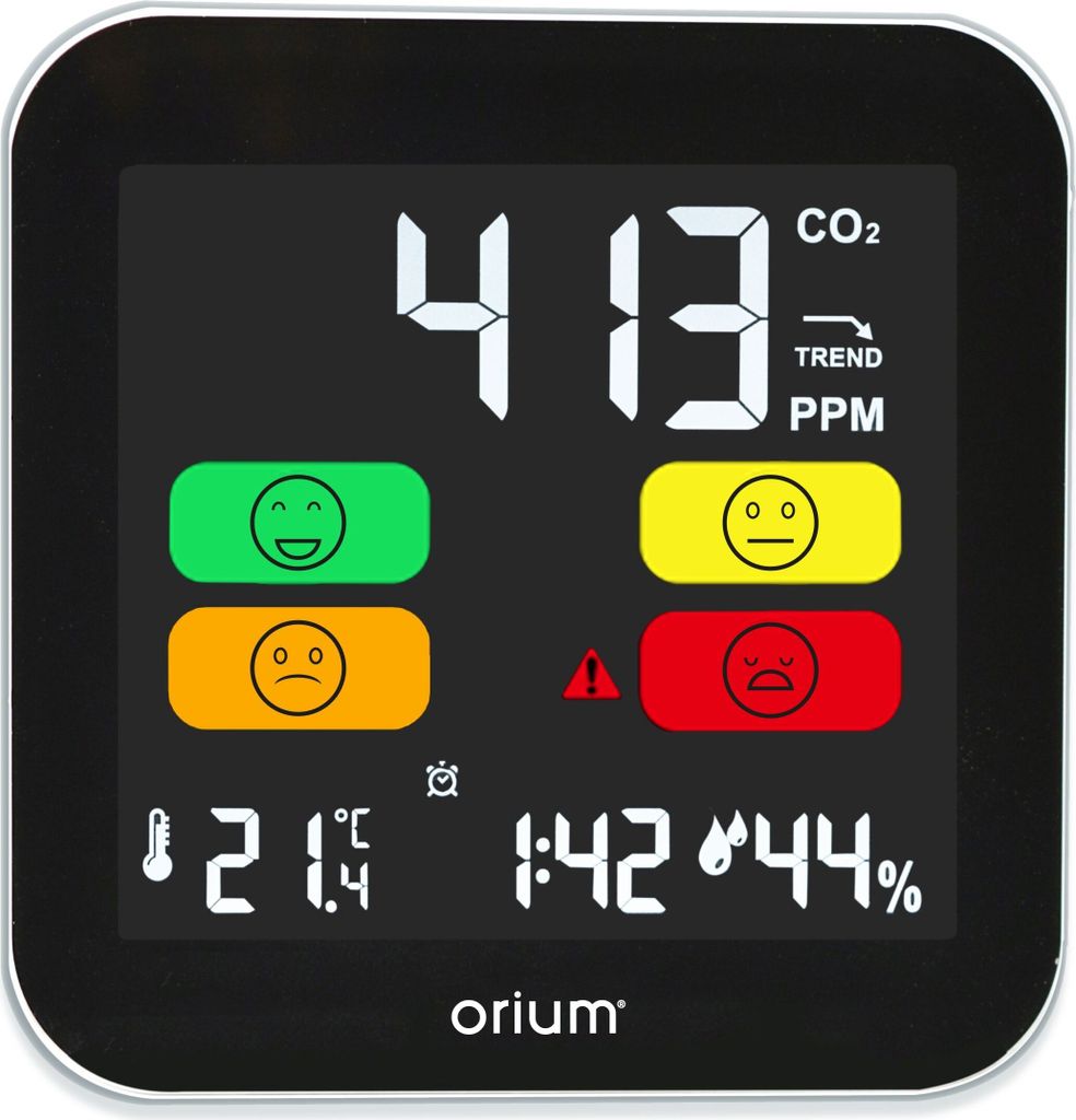 CEP - Orium by Cep professionelles CO2-Messgerät, für Räume bis zu 75 m²