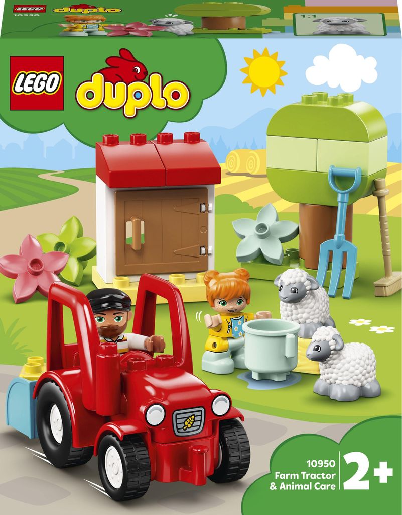 LEGO 10950 DUPLO Traktor und Tierpflege Spielzeug für Produktbild 