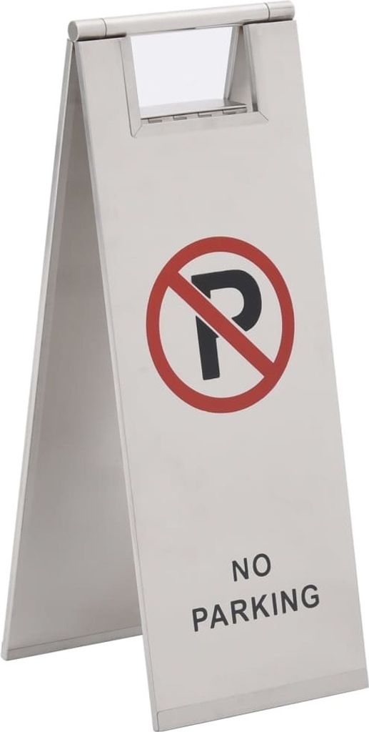 "2026 Promotion" Klappbares Parkschild Edelstahl - Hinweisschilder CC1345