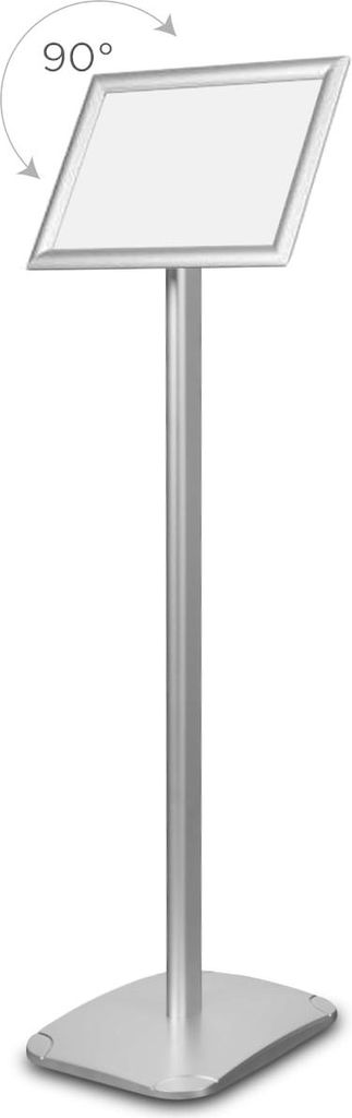 Info/Menüboard und Menüständer für Gastronomie in verschiedenen Ausführungen Eloxiertes Aluminium / Standard / A4