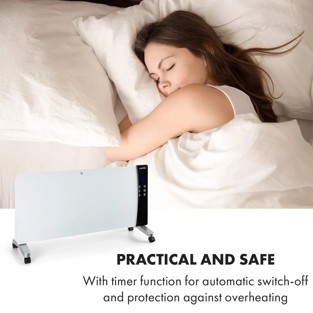 Fini le froid avec le radiateur Lindholm 2000W programmable et sûr