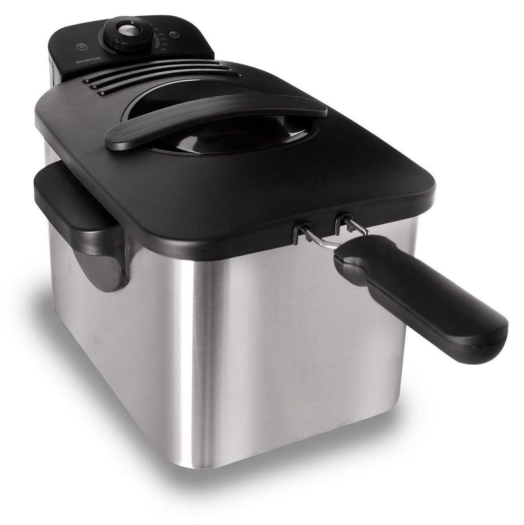 Inventum Kaltzonen Fritteuse 3 L Edelstahl GF431S