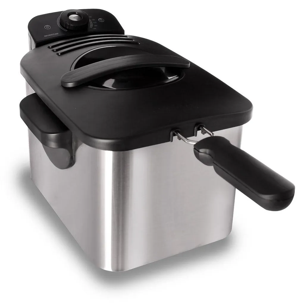 Friteuse Inventum 3l RVS 2200W en acier inoxydable pour frites croustillantes