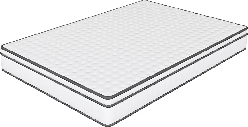 Matelas Blanc 140x200 Haute Densité avec Technologie Tissu 3D Aéré