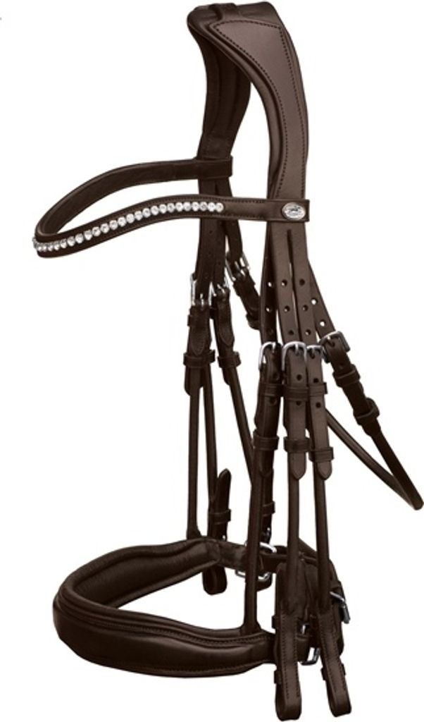 Schockemöhle Sports Kandare Venice Espresso / Silver WB