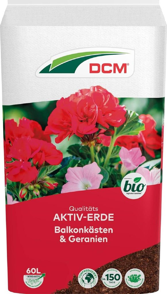 Cuxin DCM Aktiv-Erde Balkonkästen & Geranien 60 l Produktbild 