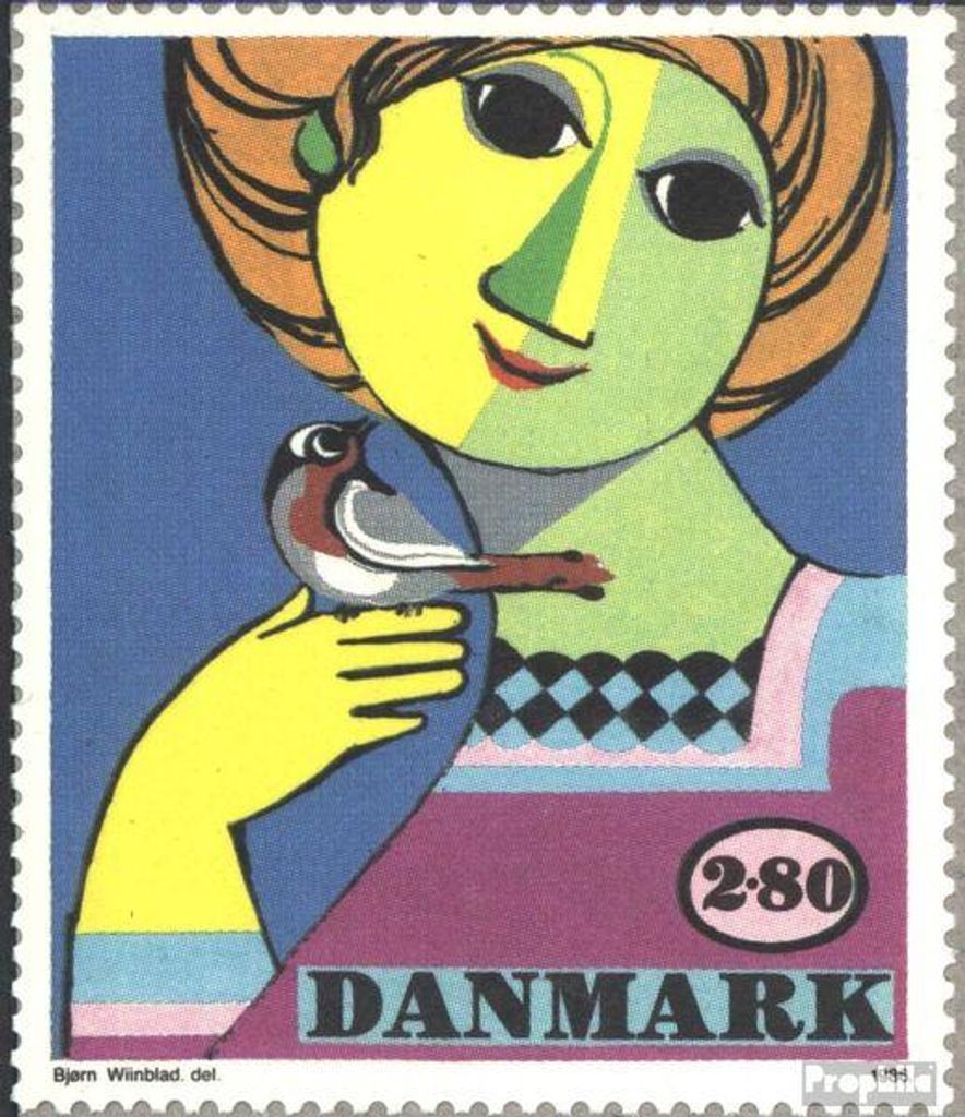 Briefmarken Dänemark 1986 Mi 855 (kompl.Ausg.) postfrisch Zeitgenössische Kunst II