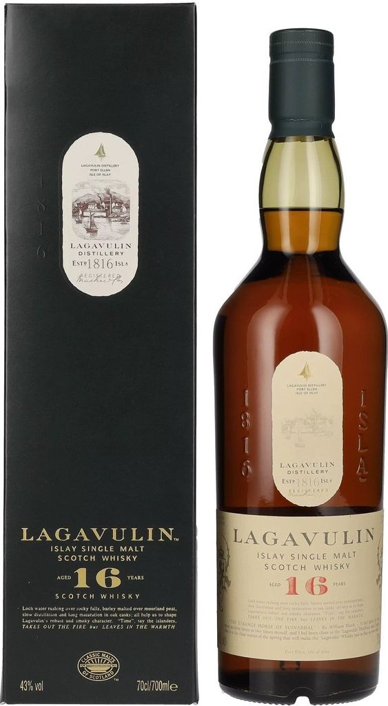 Lagavulin 16 Years Islay Single Malt Scotch Whisky v Obrázok produktu 4