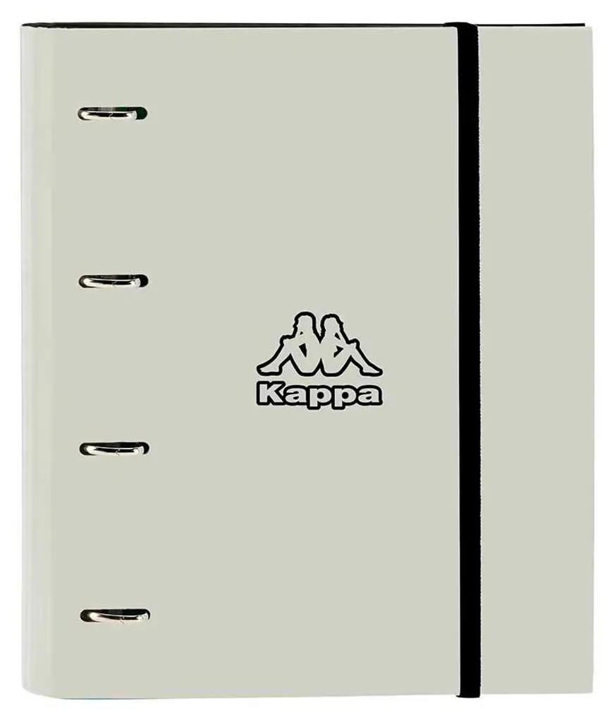 Classeur de bureau Kappa Grey à anneaux pour rangement documents A4 Gris