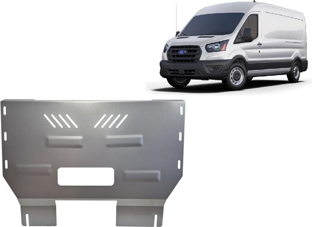 Aluminium Unterfahrschutz für Ford Transit