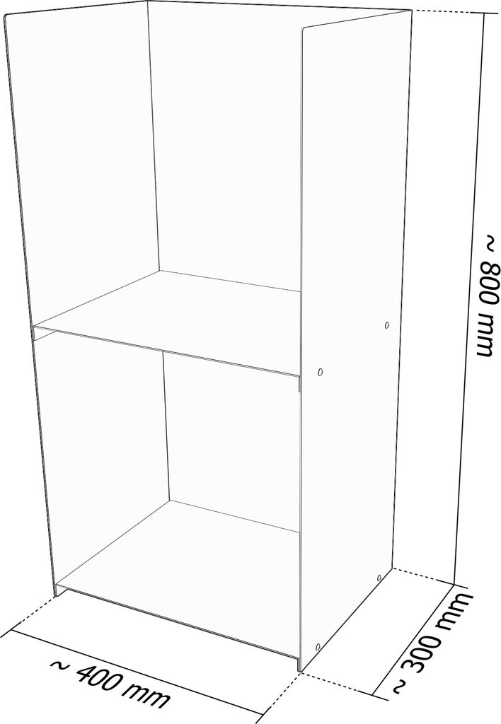 Kaminholzregal Innen Außen Brennholzregal Metall, Modell:Weiß