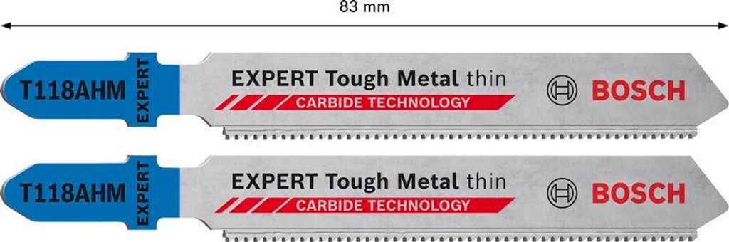 EXPERT Tough Metal thin T118AHM Stichsägeblatt, 2-tlg.