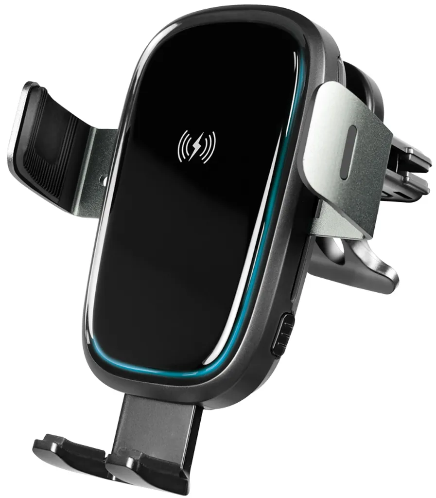 Chargeur Induction Voiture LogiLink Support Smartphone Universel Noir