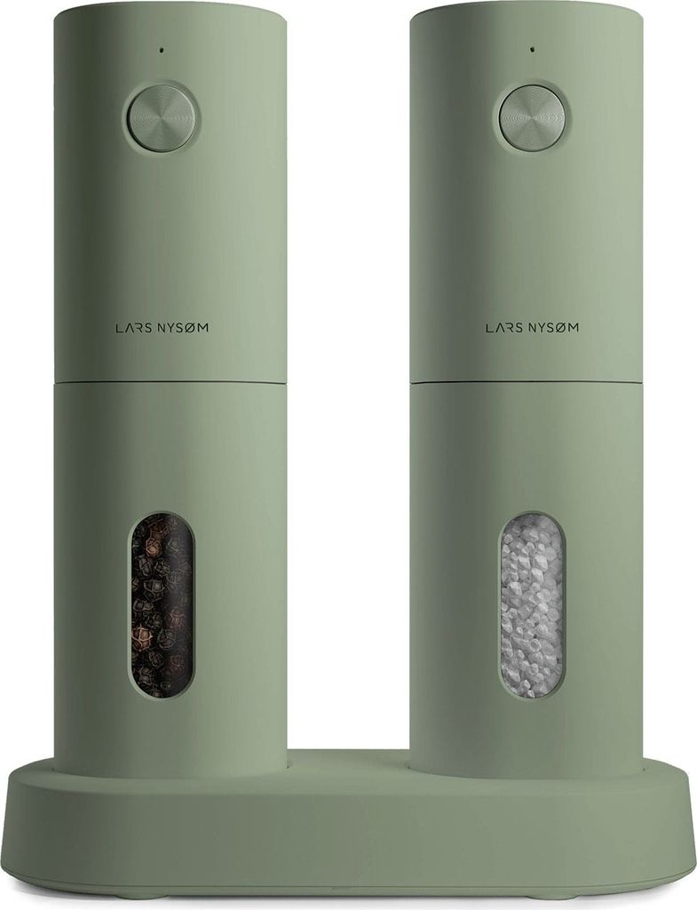 LARS NYSØM Salz und Pfeffer Mühle Elektrisch 2er Set mit Produktbild 