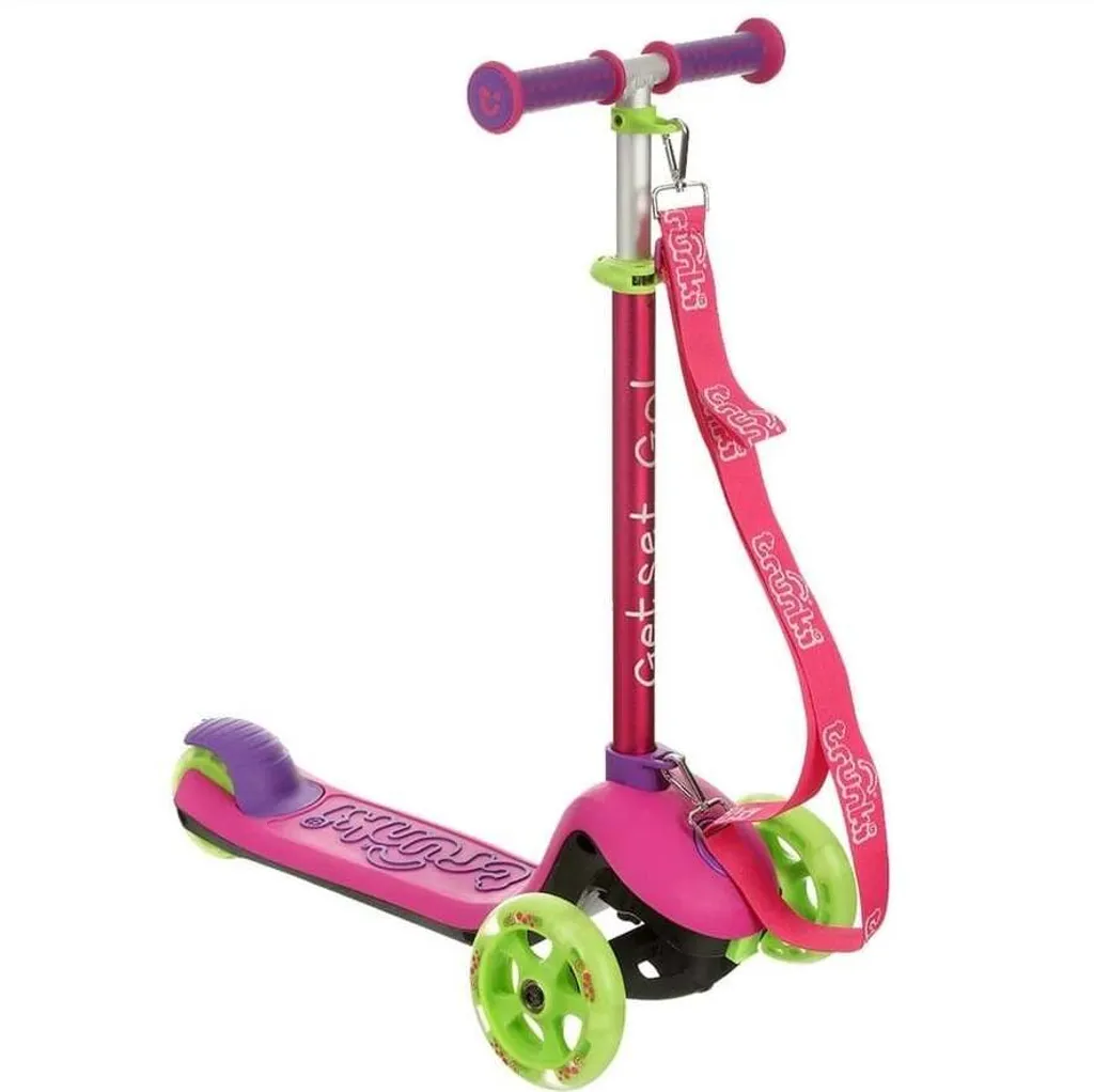 Trottinette enfant Trunki Rose pliable - Légère et stable de 2 à 6 ans